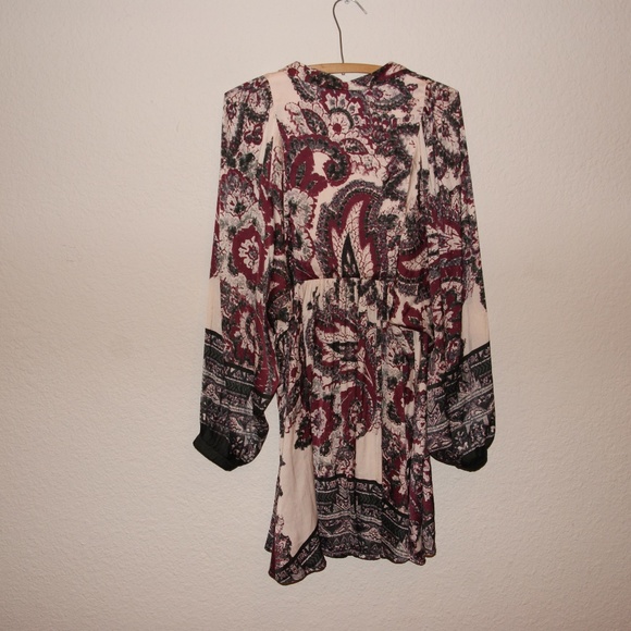 FREE PEOPLE Say You Love Me Mini Dress sz M [E1] - Picture 5 of 8